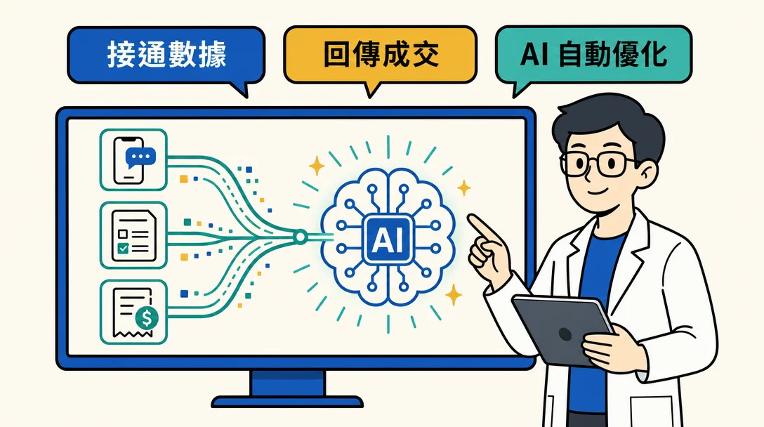 數據科學家把 WhatsApp 訊息、表單與成交紀錄接入 AI,由 AI 自動優化
